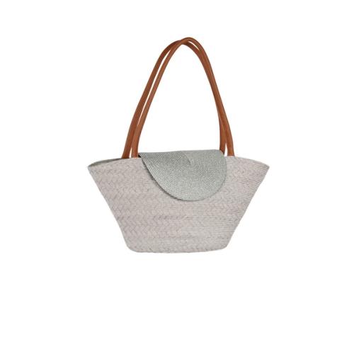 Petit panier tendance avec rabat brillant  - BRILLETTO Argent