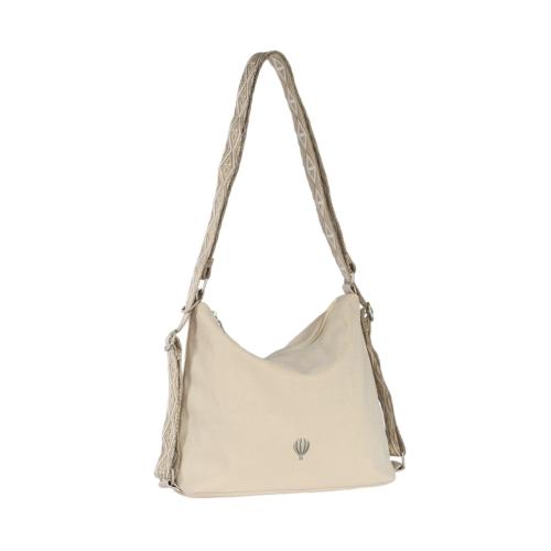Sac transformable porté épaule/ Sac à dos irisé - SORBIDO Sable