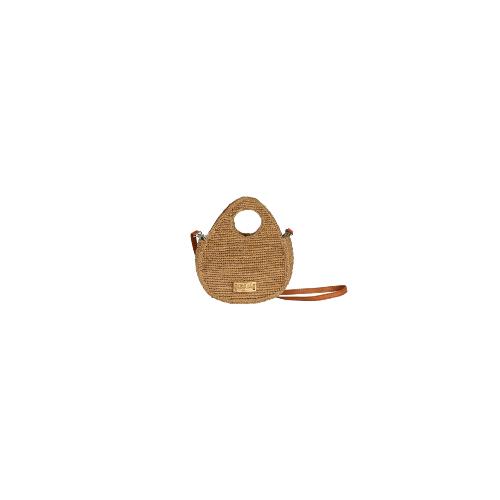Petit sac porté de travers en crochet raphia - BARBIBULLE