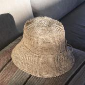 Chapeau raphia Bob Thé - l'Atelier du Crochet