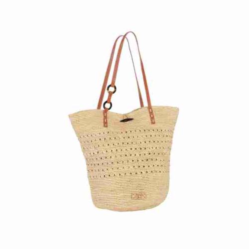 Sac à main porté épaule crochet ajouré - ELANIA Ecru