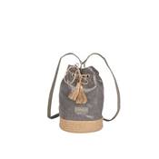 Sac à dos tendance brillant motif ethnique - HILTON Gris