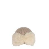 Bob effet fourrure tendance - BOPELLI Ecru