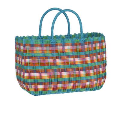 Panier plastique multicolor - SCOUBIDOU Bleu Large