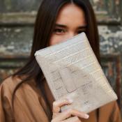 Pochette tendance brillante motif ethnique - SHERATON Chamalow