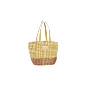 Panier isotherme imprimé vichy tendance - VICHIC Jaune