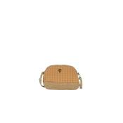 Sac porté travers demi-lune tissus gaufré tendance - GAUFRETTE Pêche