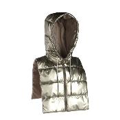 Plastron doudoune avec capuche- DOUNILLE Argent