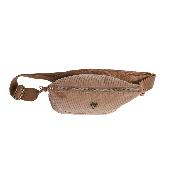 Sac velour cotelé avec 2 anses interchangeables tendance - DUVICA Moka