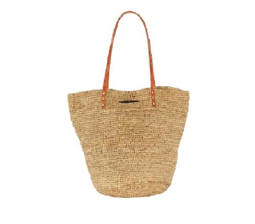 Sac Raphia porté épaule - Ilana