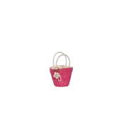 Panier enfant avec anse en perles et bracelet amovible - COQUETTE Fuschia