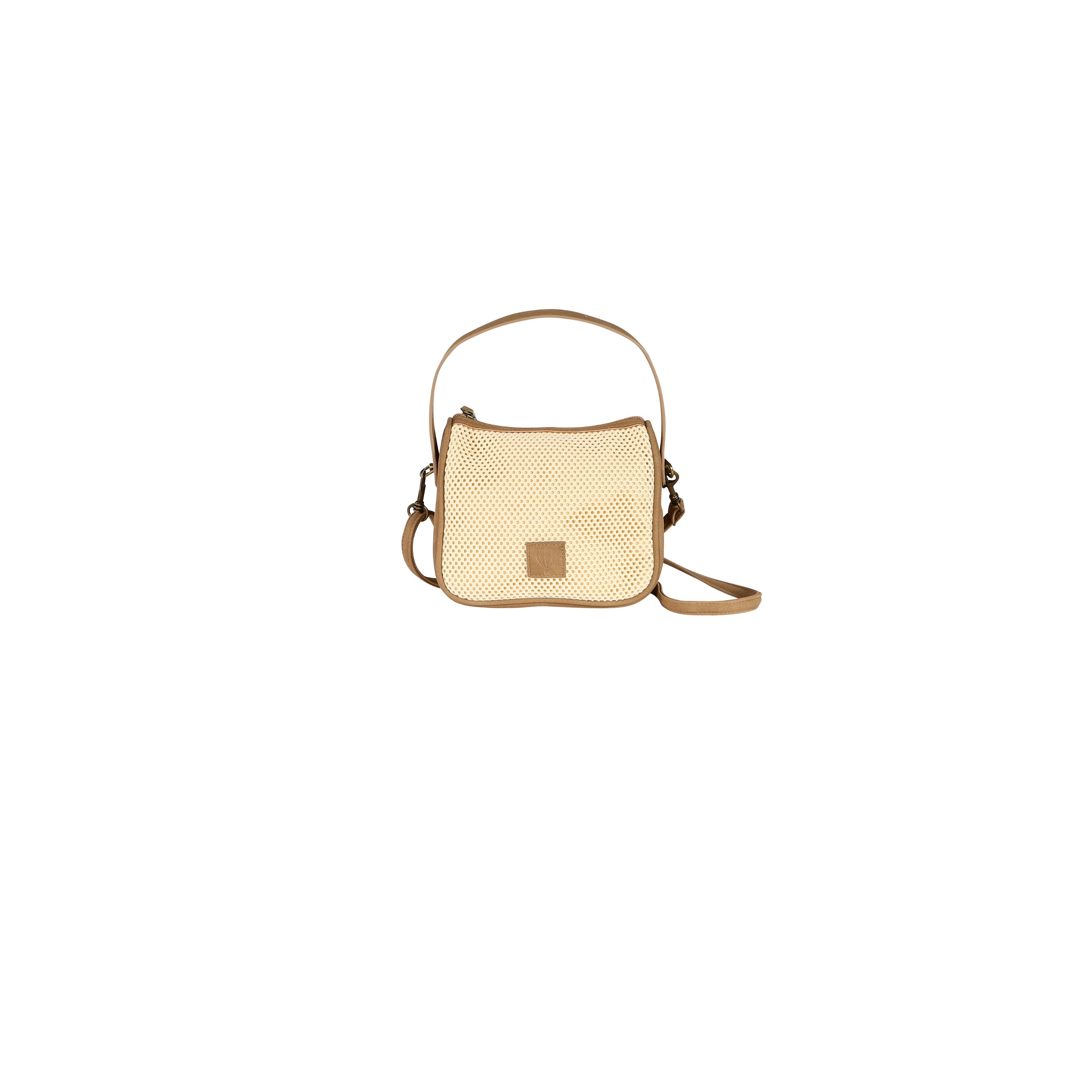 Sac à main tendance porté travers - ELYSEE Crème