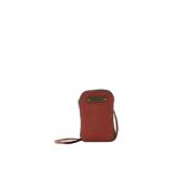 Sac téléphone tendance rayé - CARLI Brique