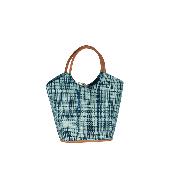 Panier tendance forme décolletée colorée - PINUP  Turquoise