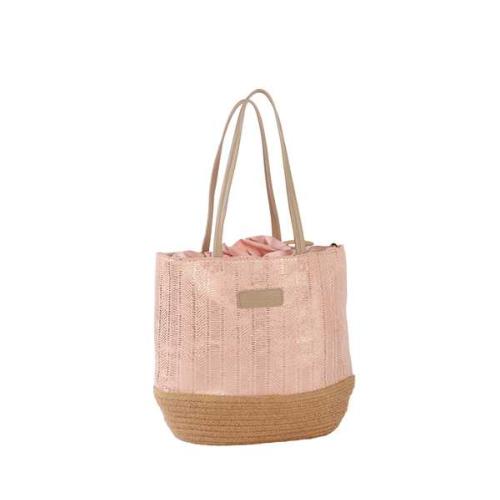 Sac porté épaule tendance brillant motif ethnique - MAJESTIC Chamalow