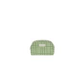 Trousse de toilette imprimé vichy tendance - VICHETTE  Vert
