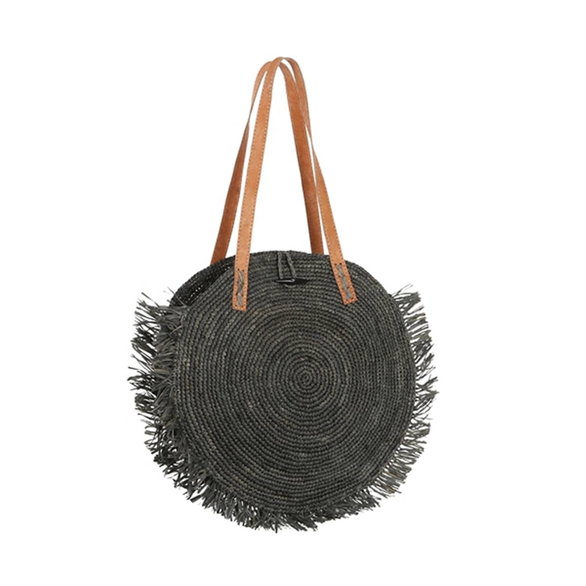 sac a main raphia rond