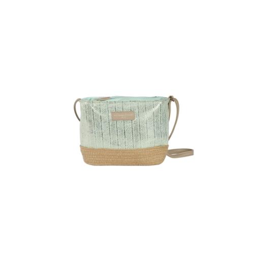 Sac porté travers tendance brillant motif ethnique - CARLTON Turquoise
