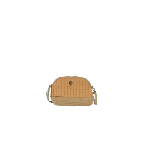 Sac porté travers demi-lune tissus gaufré tendance - GAUFRETTE Pêche