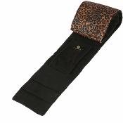 Echarpe tendance léopard doublé polaire - FAUVE Camel