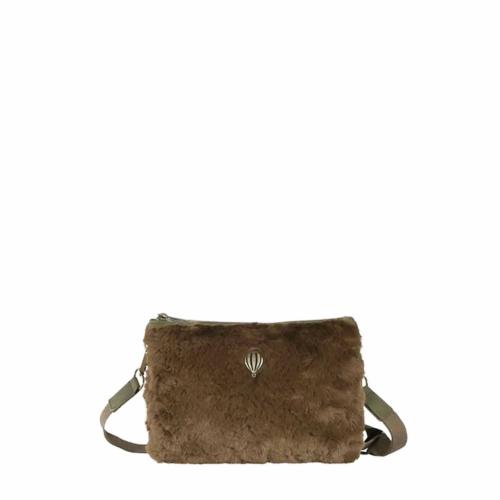Sac manchon moumoute tendance - LAMANI  Kaki