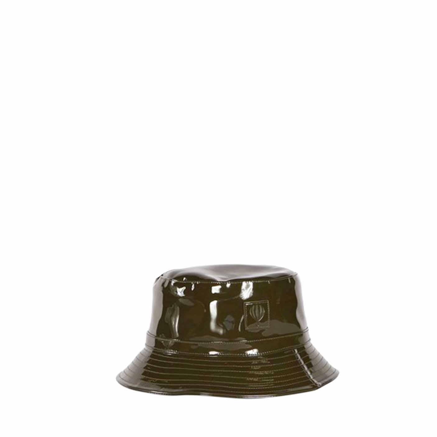 Chapeau Bob tendance matière glossy ajustable - GLOSS Kaki