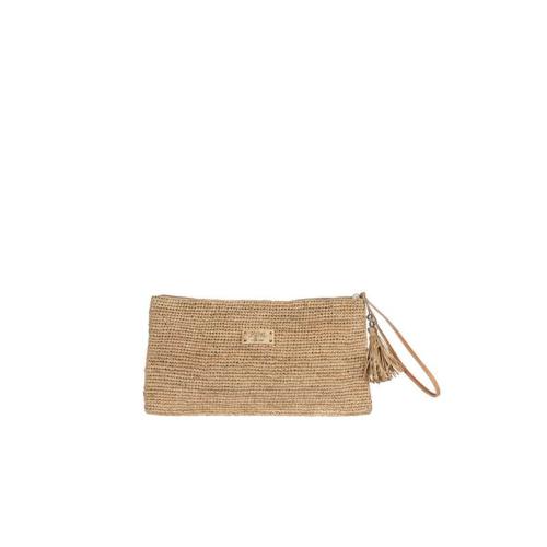 Longue pochette crochet dragonne cuir - LONGISOA The