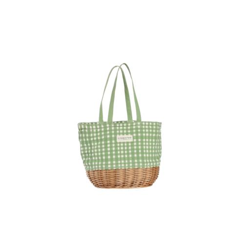 Panier isotherme imprimé vichy tendance - VICHIC Vert