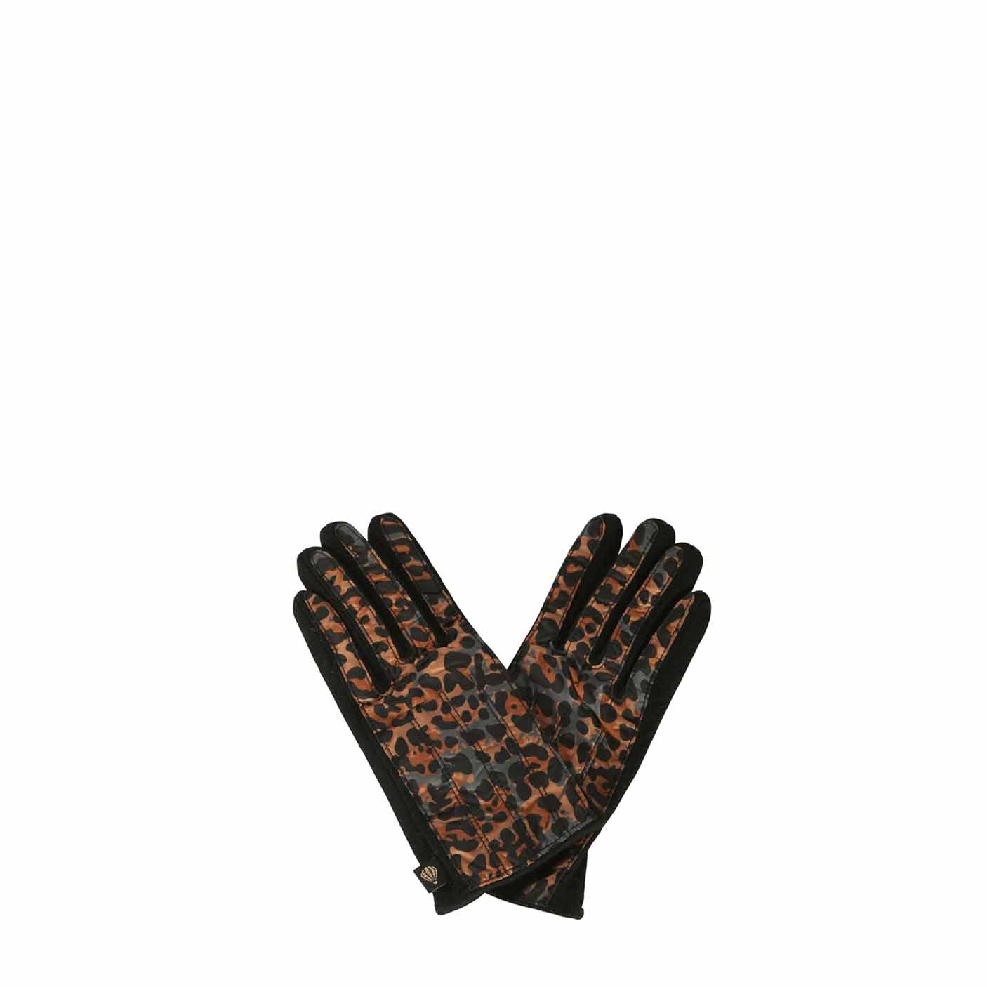 Gants tendance léopard - MANIFAUVE Camel