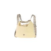Sac transformable porté épaule/ Sac à dos irisé - SORBIDO Jaune lacté