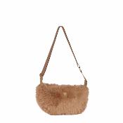 Porté de travers effet fourrure tendance - PELLETTI Beige