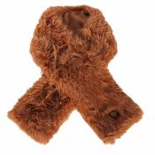 Echarpe doublé polaire effet fourrure tendance - COPELLI Fauve
