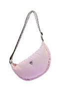 Porté travers demi-lune tendance Matelassée Doudoune octobre rose - BANIROSE Rose