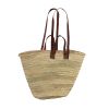 Panier de marché double anse en cuir - TAZA DB PC