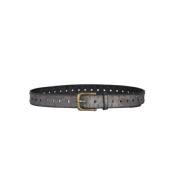 Ceinture cuir tendance cloutée taille unique- GABIN Nuit Metallisé