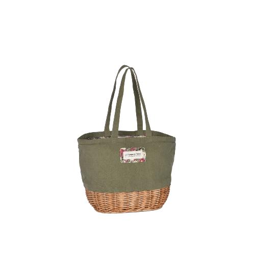 Panier lunch Pique-nique isotherme Liberty - BENTY Kaki