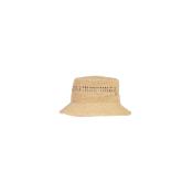 Chapeau bob tendance en raphia ajouré - BOBOA Ecru