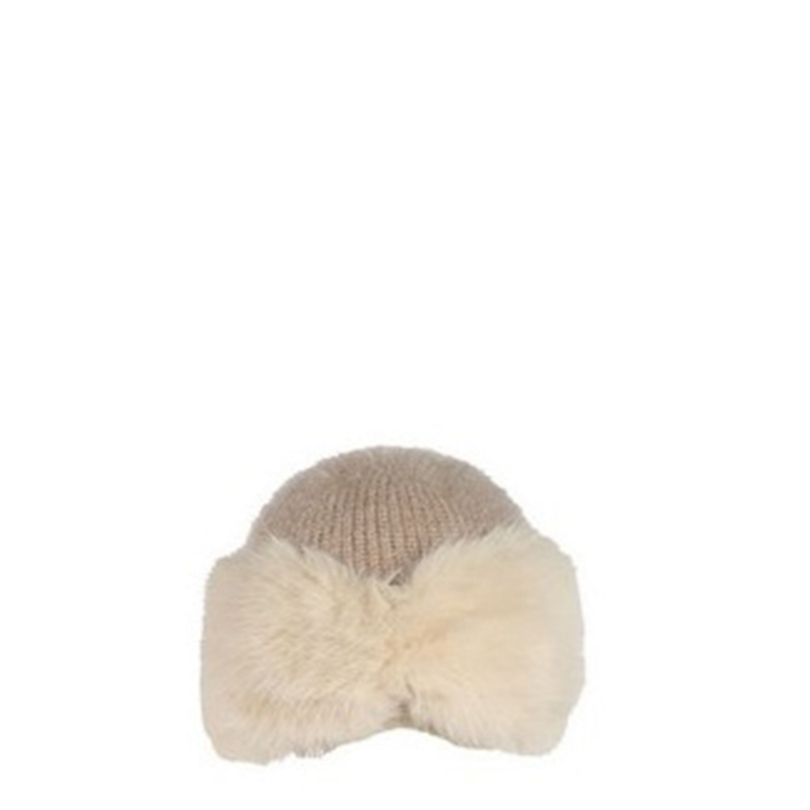 Bob effet fourrure tendance - BOPELLI Ecru