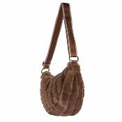 Banane effet fourrure tendance - CARRY Beige