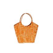 Panier tendance forme décolletée colorée - PINUP  Orange