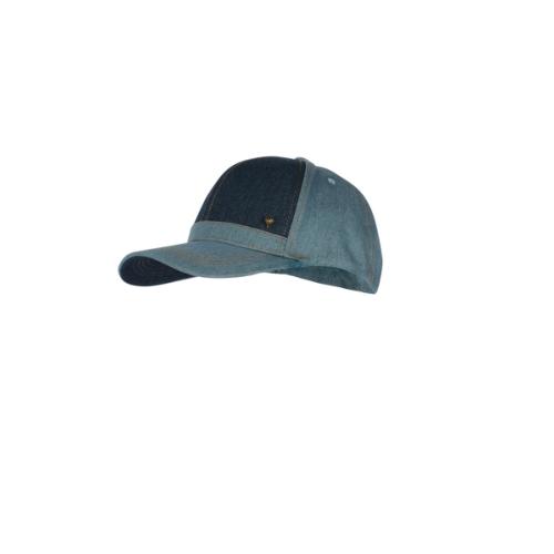 Casquette en jeans tendance bicolore - CASSY Jeans