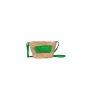 Petit panier tendance avec porte-lunette coloré - LUNETTA Vert