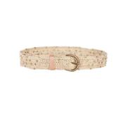 Ceinture cloute en crochet - CINTOA CLOUTE Ecru