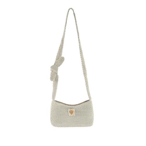 Sac porté travers jute irisé et filet tendance - FRANCA  Kaki