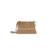 Sac porté travers tendance en jute esprit lin - JUBI Camel