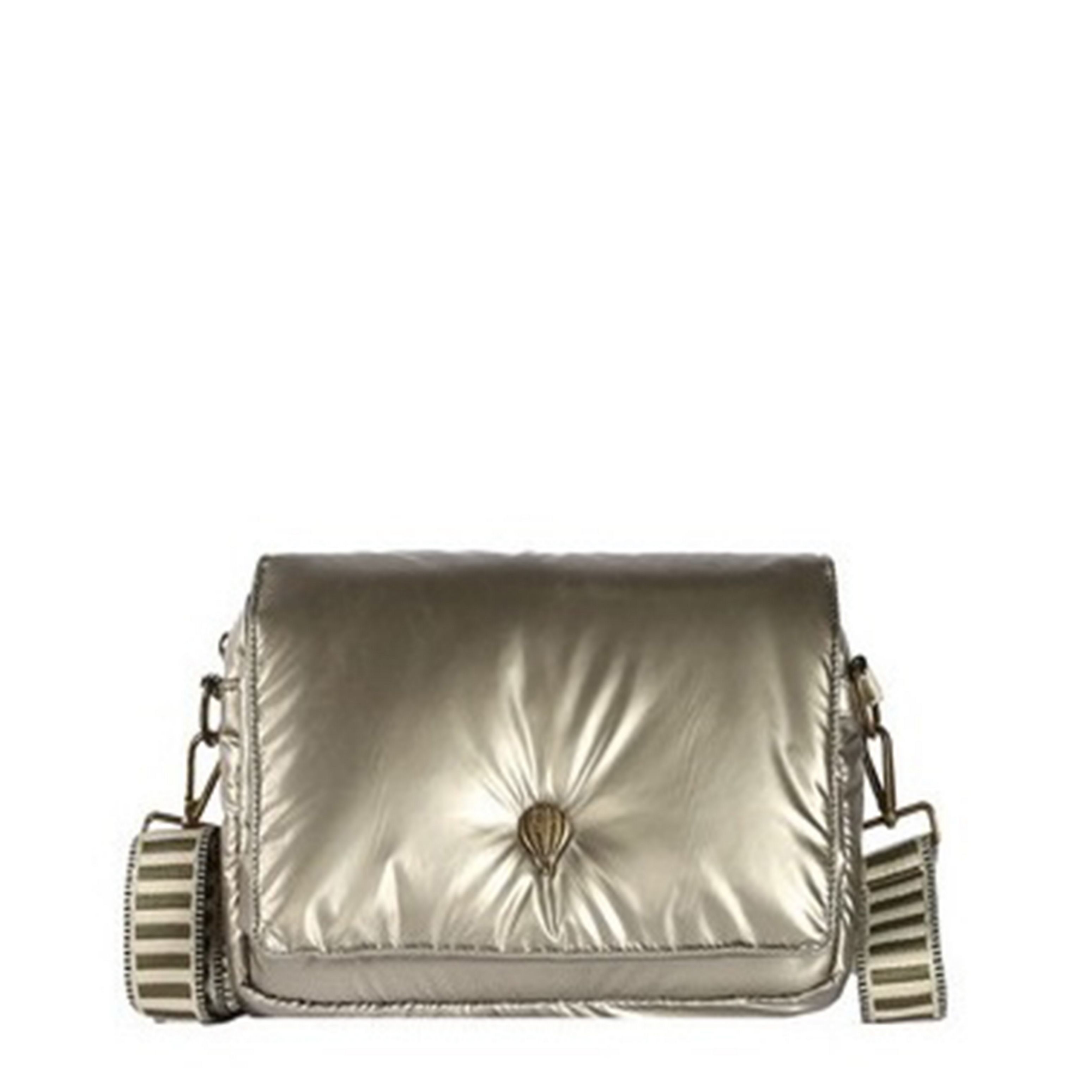 Sac manchon à rabat metallisé tendance - FLAPILLE Argent