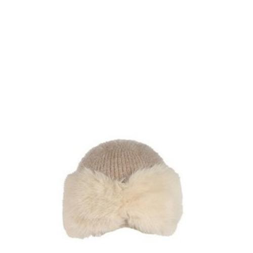 Bob effet fourrure tendance - BOPELLI Ecru