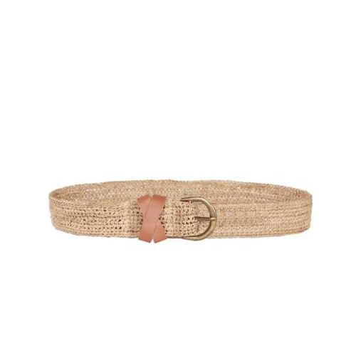 Ceinture unie en crochet boucle métal - CINTOA UNI The