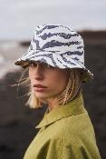 Chapeau Bob tendance motif zèbre en coton ajustable- BAOBOB Anis