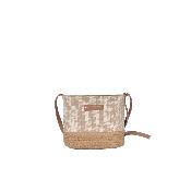 Sac porté travers tendance damier forme carlton - DAMI Beige